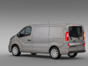 vauxhall vivaro van biturbo 2015 3D Model