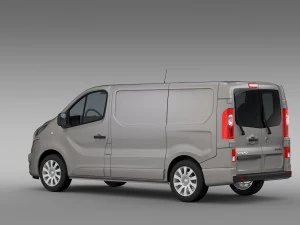 vauxhall vivaro van biturbo 2015 3D Model