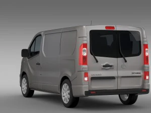 vauxhall vivaro van biturbo 2015 3D Model