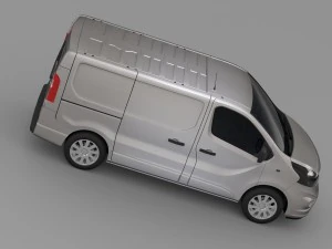 vauxhall vivaro van biturbo 2015 3D Model