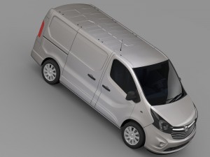 vauxhall vivaro van biturbo 2015 3D Model