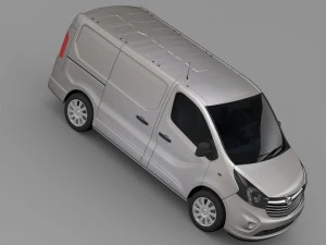 vauxhall vivaro van biturbo 2015 3D Model