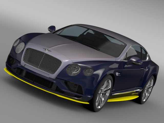 bentley continental gt speed breitling jet team Modèle 3D .c4d .max .obj .3ds .fbx .stl .blend 