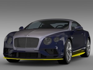 bentley continental gt speed breitling jet team Modèle 3D