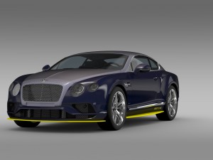 bentley continental gt speed breitling jet team Modèle 3D