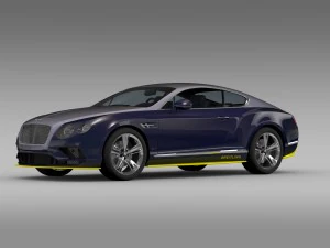 bentley continental gt speed breitling jet team 3D Model