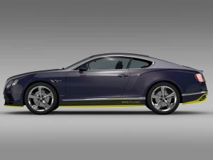 bentley continental gt speed breitling jet team 3D Model