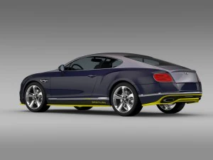 bentley continental gt speed breitling jet team 3D Model