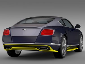 bentley continental gt speed breitling jet team Modèle 3D