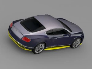 bentley continental gt speed breitling jet team 3D Model