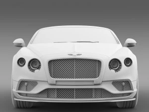 bentley continental gt speed breitling jet team 3D Model