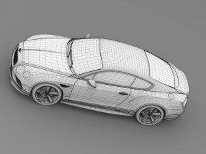 bentley continental gt speed breitling jet team 3D Model