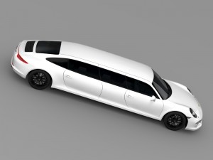 porsche 911 carrera 4 gts limousine 2016 3D Model