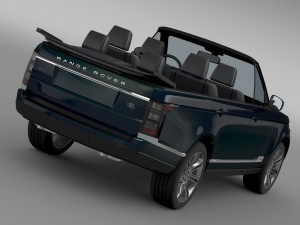 range rover autobiography black lwb cabrio l405 20 3D Model