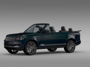 range rover autobiography black lwb cabrio l405 20 3D Model