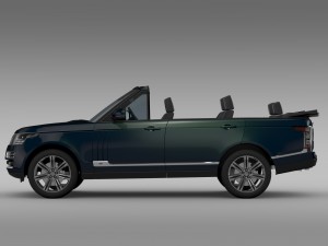 range rover autobiography black lwb cabrio l405 20 3D Model