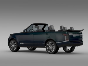 range rover autobiography black lwb cabrio l405 20 3D Model