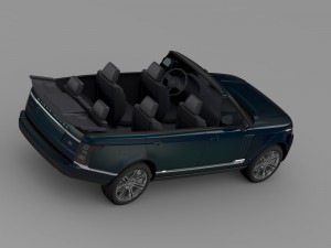 range rover autobiography black lwb cabrio l405 20 3D Model