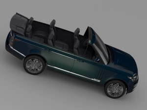 range rover autobiography black lwb cabrio l405 20 3D Model