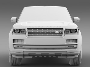 range rover autobiography black lwb cabrio l405 20 3D Model