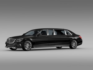 amg mercedes maybach pullman vv222 2015 3D Model