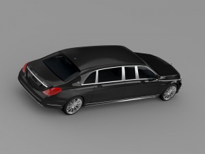 amg mercedes maybach pullman vv222 2015 3D Model