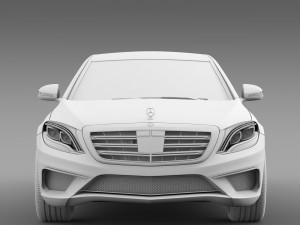 amg mercedes maybach pullman vv222 2015 3D Model