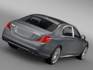 amg mercedes maybach x222 2015 Modelo 3D