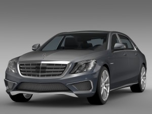 amg mercedes maybach x222 2015 Modelo 3D