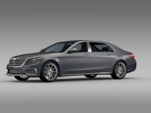 amg mercedes maybach x222 2015 Modelo 3D