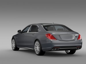 amg mercedes maybach x222 2015 Modelo 3D