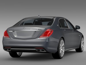 amg mercedes maybach x222 2015 Modelo 3D