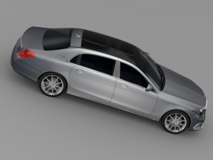 amg mercedes maybach x222 2015 Modelo 3D