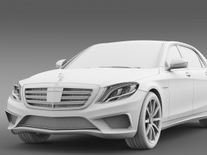 amg mercedes maybach x222 2015 Modelo 3D