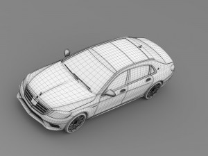 amg mercedes maybach x222 2015 Modelo 3D