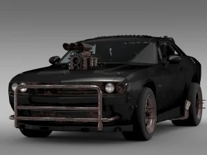 pencegat pertarungan gila max dodge penantang 2015 Model 3D