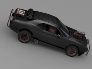 pencegat pertarungan gila max dodge penantang 2015 Model 3D