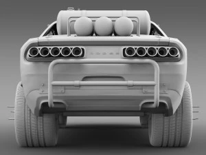 pencegat pertarungan gila max dodge penantang 2015 Model 3D