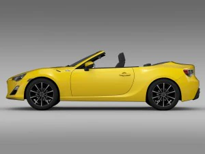 scion fr s cabrio 2015 3D Model