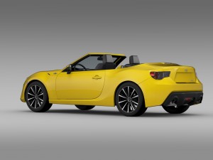 scion fr s cabrio 2015 Modello 3D