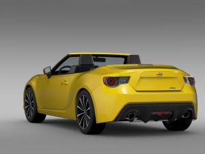 scion fr s cabrio 2015 Modello 3D