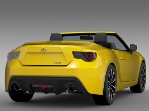 scion fr s cabrio 2015 Modello 3D