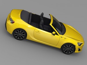 scion fr s cabrio 2015 Modello 3D