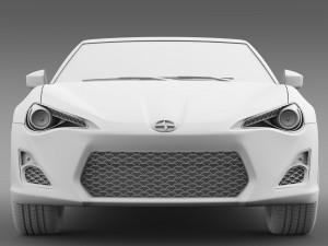 scion fr s cabrio 2015 Modello 3D
