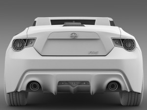scion fr s cabrio 2015 Modello 3D