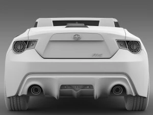 scion fr s cabrio 2015 3D Model