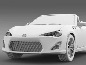scion fr s cabrio 2015 3D Model