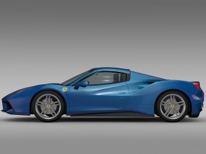 ferrari 488 spider 2016 3D 모델