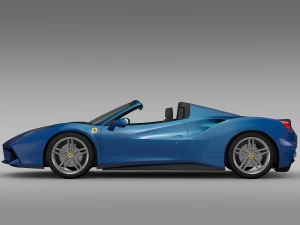 ferrari 488 spider 2016 3D Model