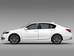 honda legend 2015 3D Model